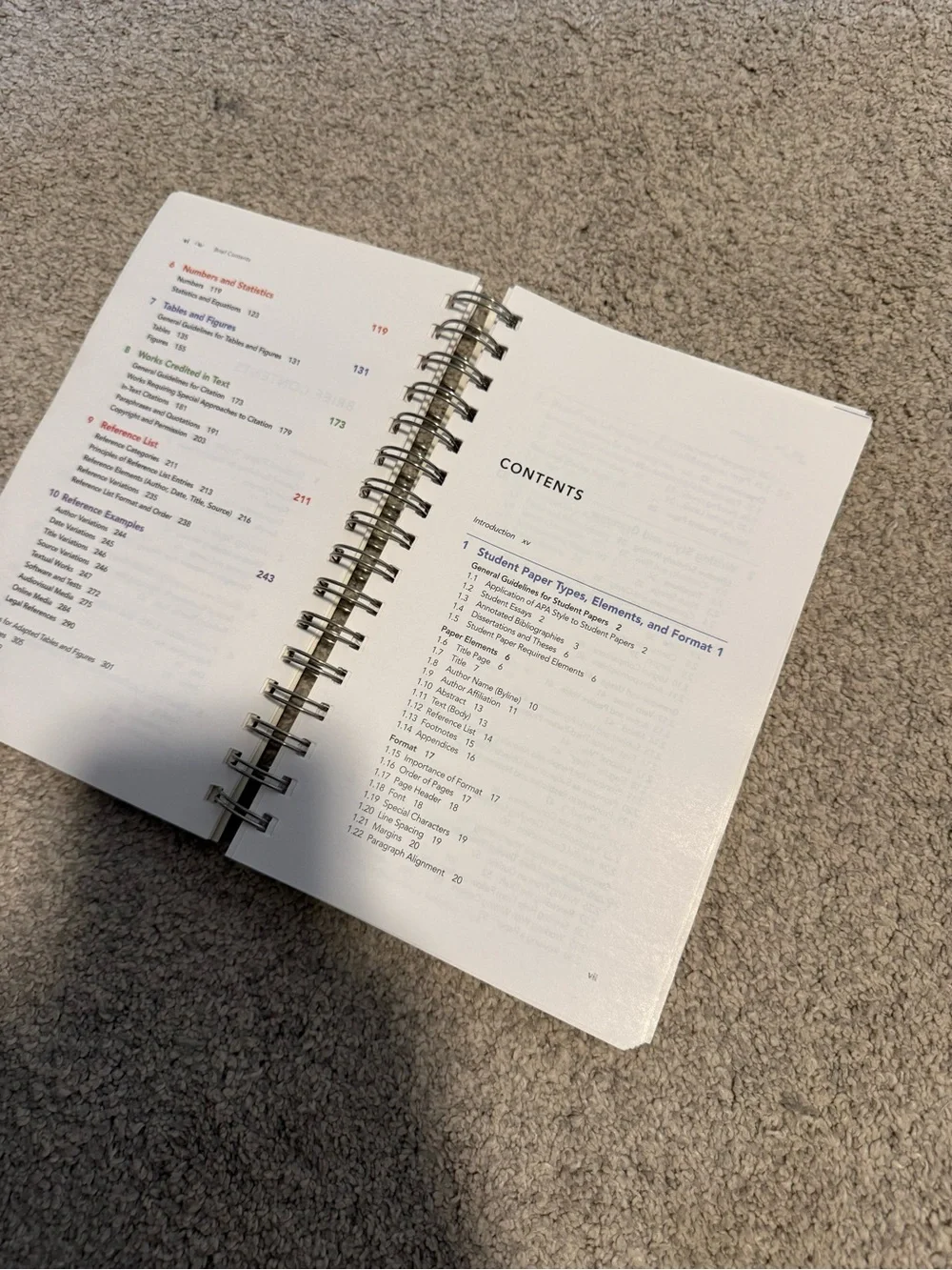 Concise Guide to APA Style Spiral Notebook - APA 7 academic grad school